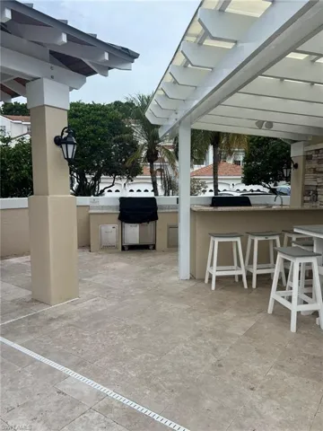 View of patio / terrace with area for grilling
