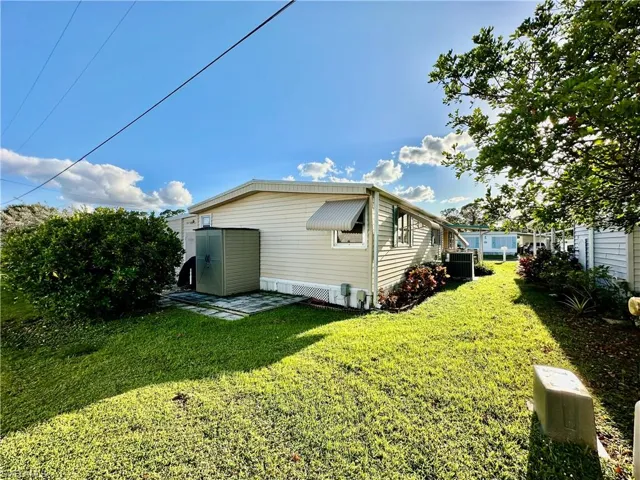 NE corner of property