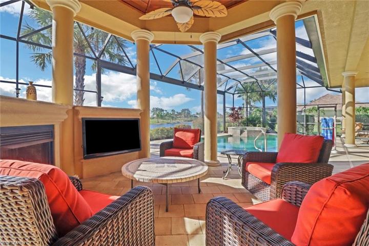 Gazebo-type space is great for relaxing.