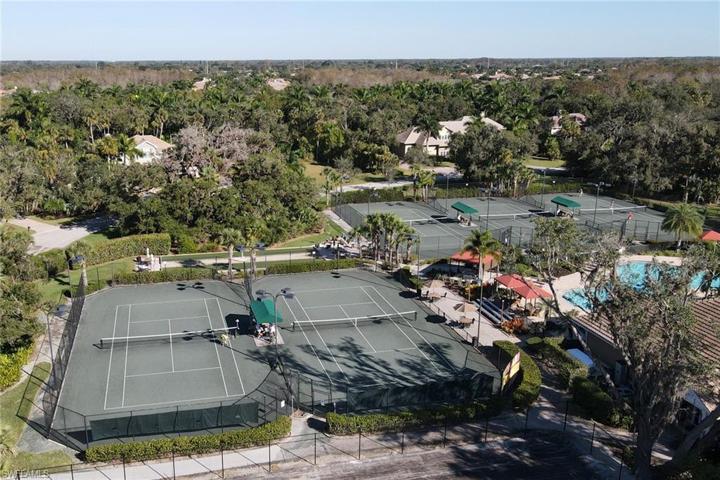 Har-Tru tennis courts.