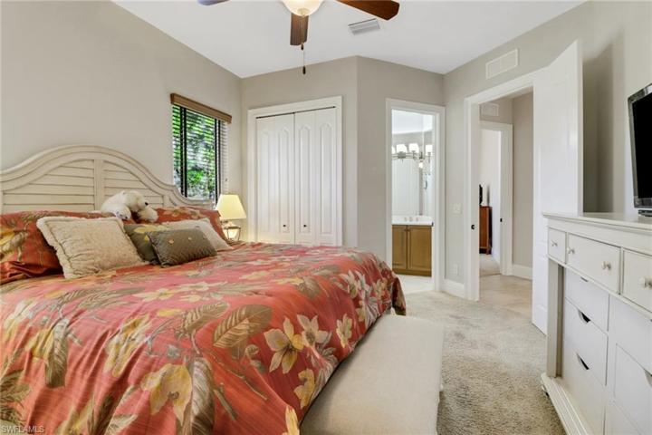 Guest bedroom with ensuite bath.