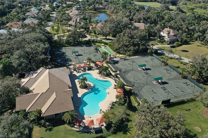 Tennis, pickleball and bocce courts.