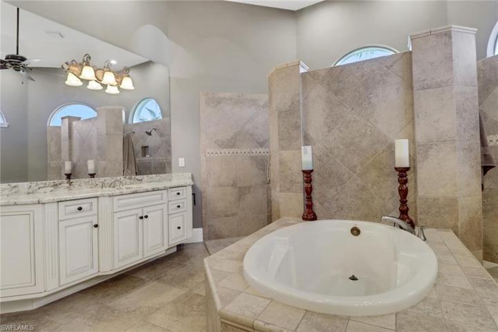 Relax in the soaking tub for some quiet time.