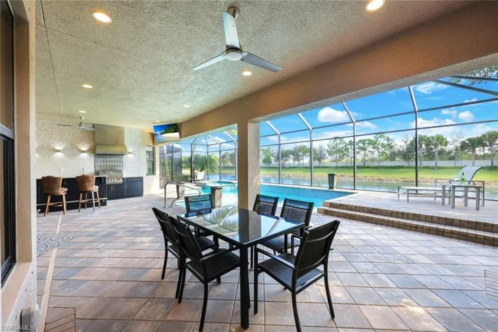Outdoor Under Roof dining space