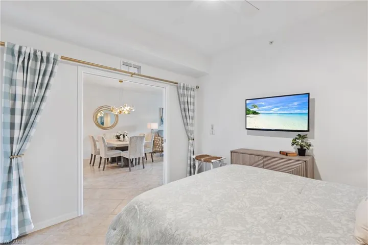 Flex den, currently used as a guest room