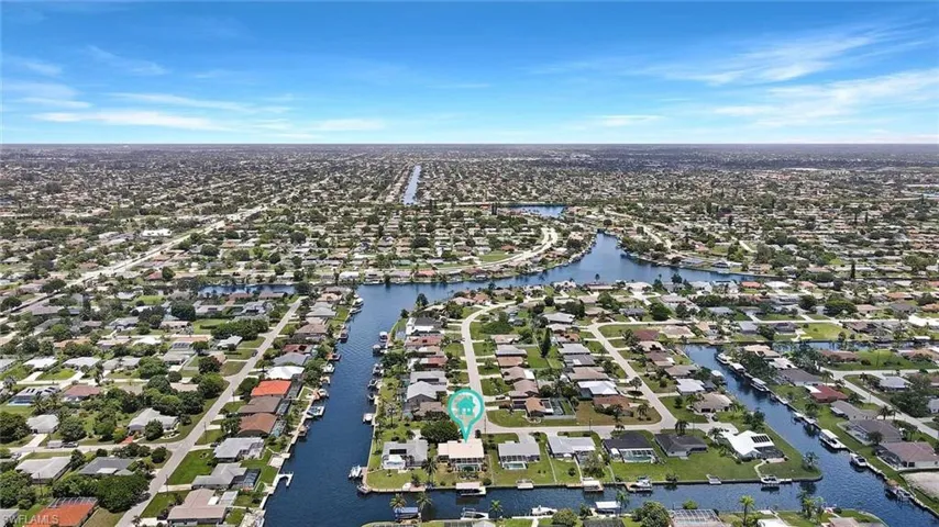Aerial View of Neighborhood