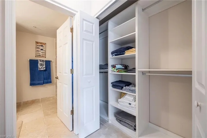 View of closet