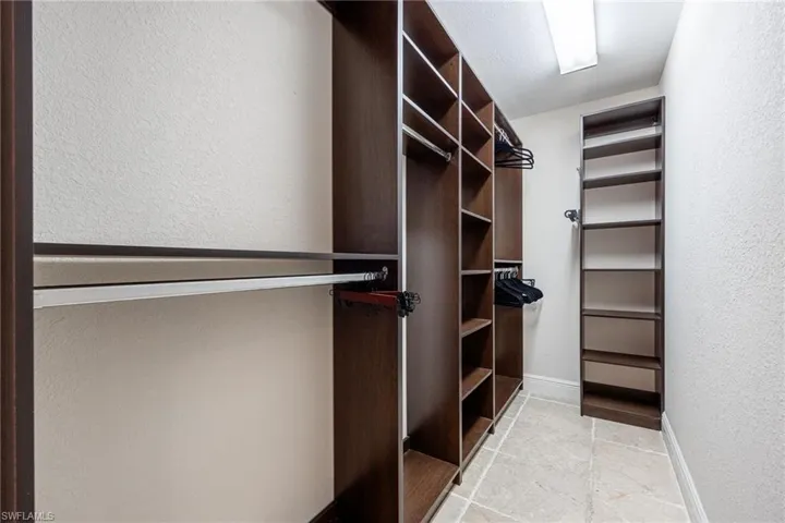 View of spacious closet