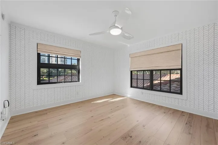 Guest Bedroom with Murphy Bed and built-in shelving