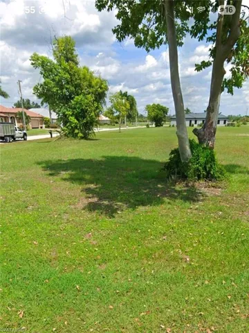 View of the vacant land.