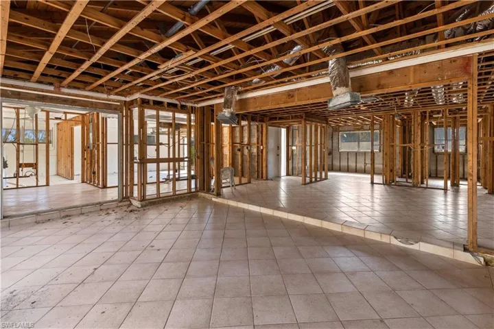 Miscellaneous room with tile floors