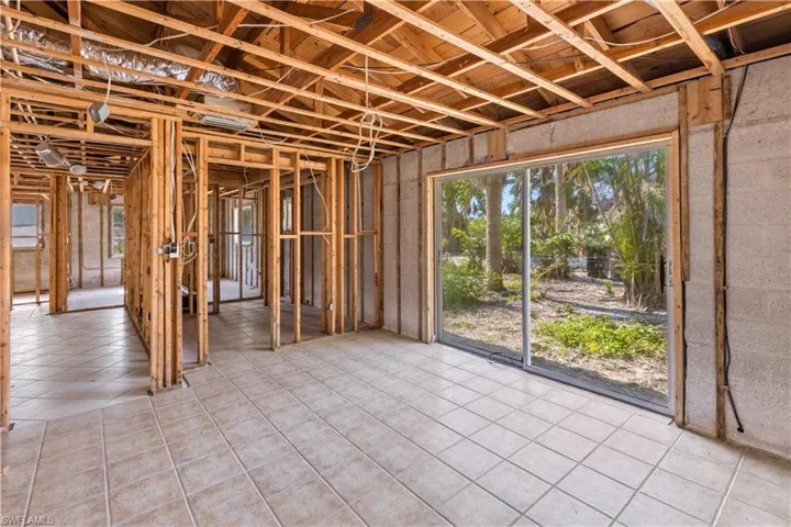 Misc room featuring light tile floors