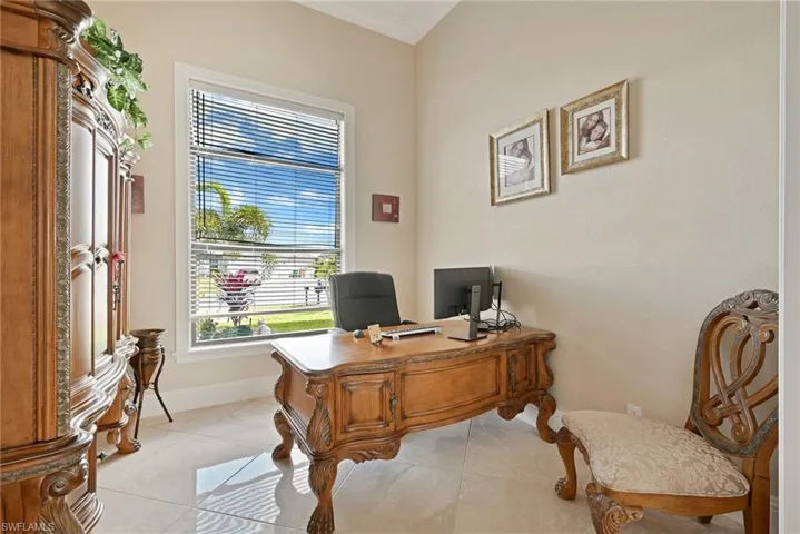 View of tiled office