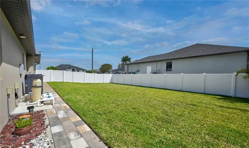 View of yard featuring a patio