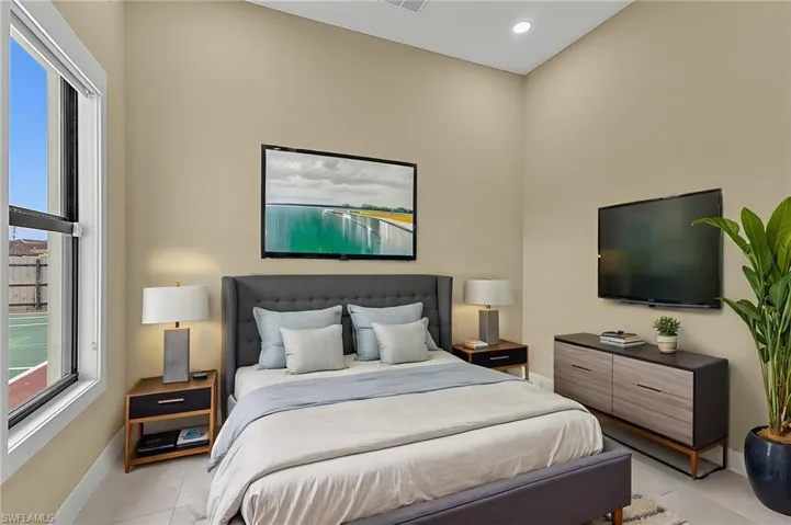 Virtually Staged Bedroom