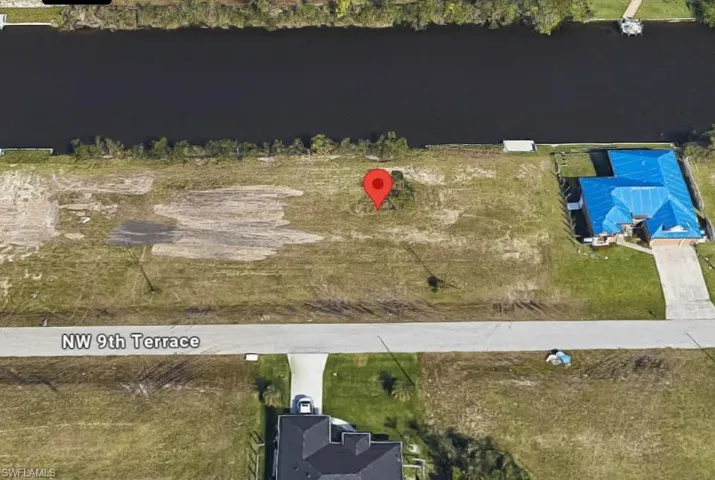 Aerial overview of property's location