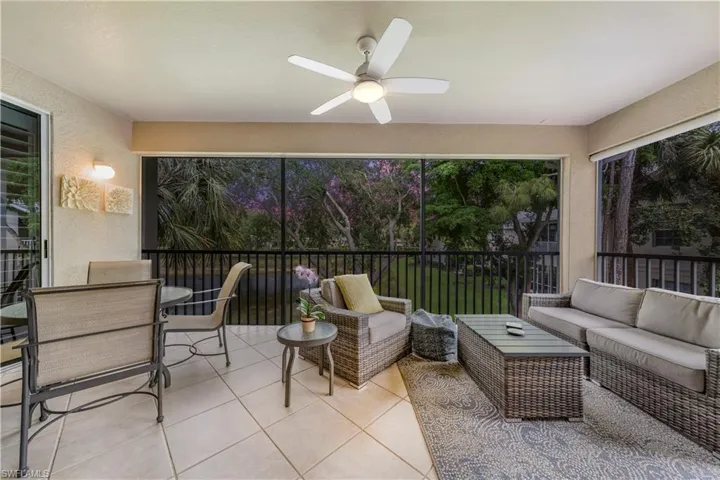 Enjoy evenings relaxing on your screened balcony