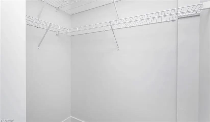 View of spacious closet