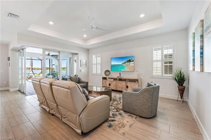 Great room with natural light