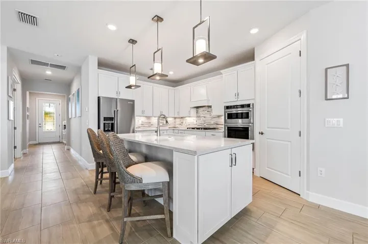 Kitchen Island with end storage