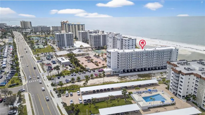 Southernly view down the island