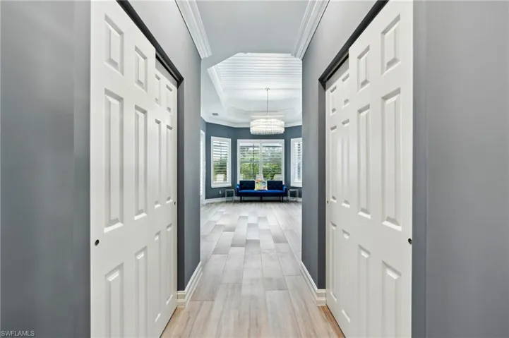 Entrance to primary bedroom / walk-in closet.