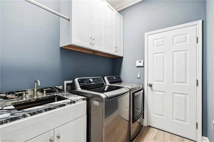 Laundry area.