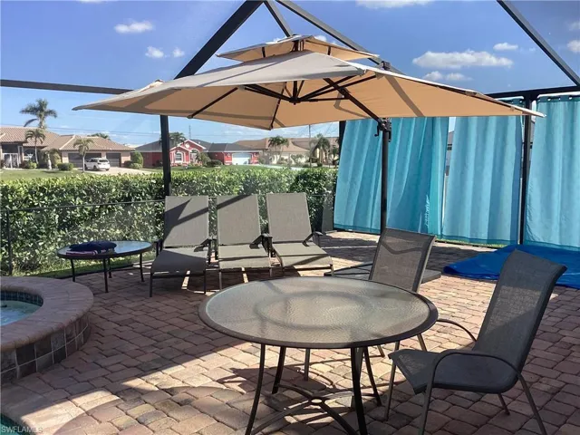 View of patio