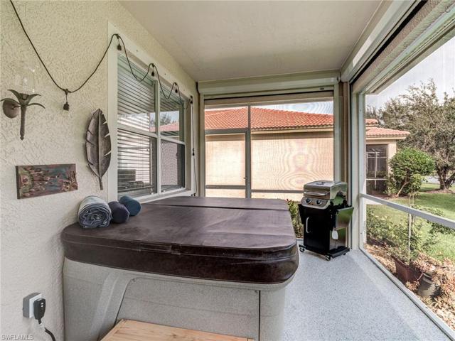 Screened Lanai with hot tub