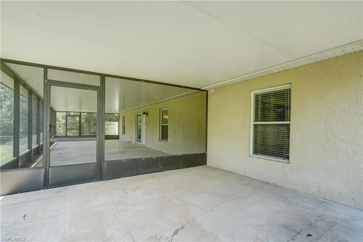 You also get this additional, under cover, opened patio space