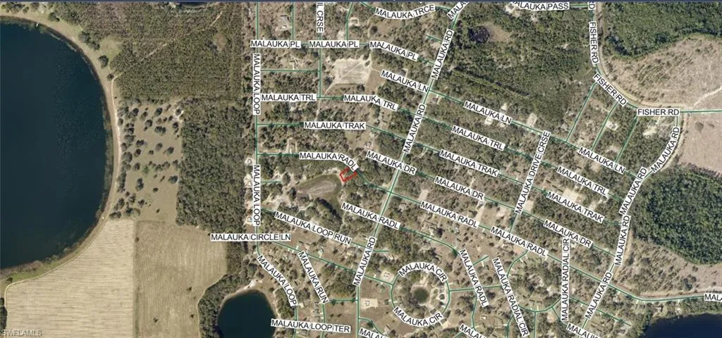Aerial Property Map. Illustrating the property's location within its geographic context and surrounding infrastructure