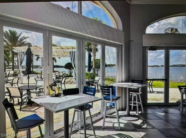 View of dining space
