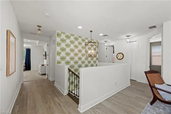 Master  suite to left
