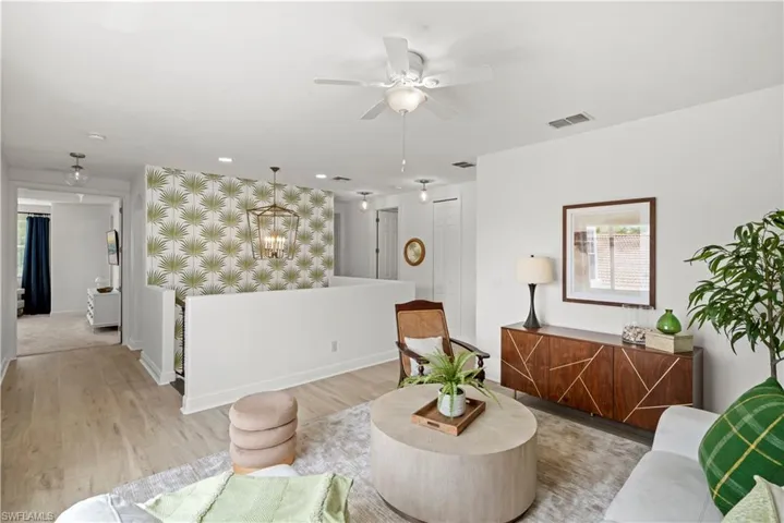 Upper level, master to the left, guest bedrooms to the right