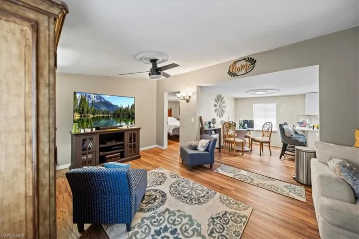 Open Space leading to the kitchen area
