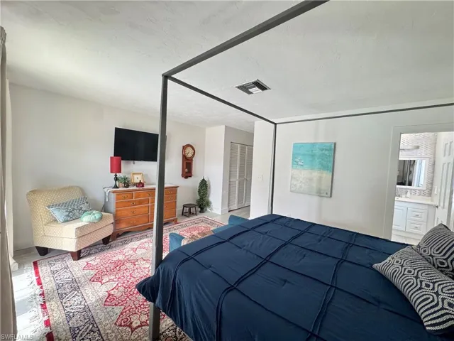 Bedroom with a closet