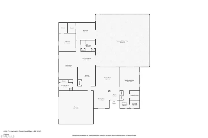 View of floor plan / room layout
