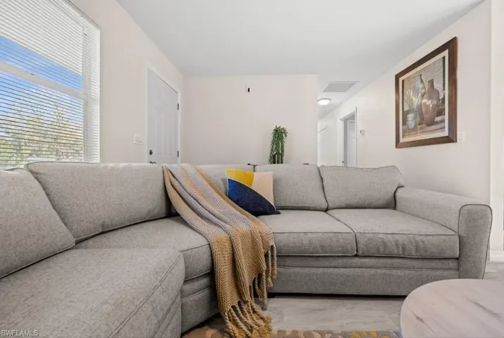 View of living area