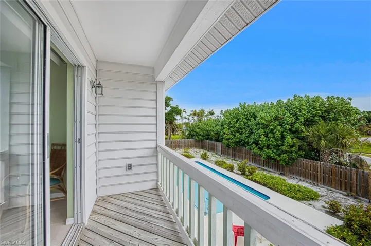 Private balcony