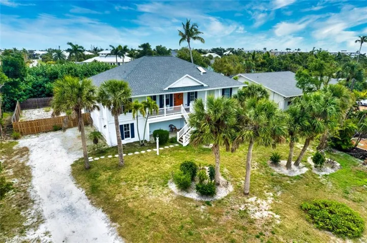 Aerial view of property