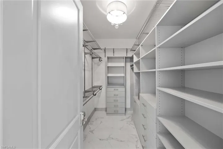 Primary  closet