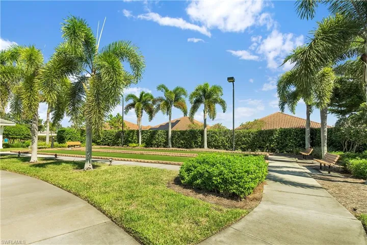 View of community with a lawn
