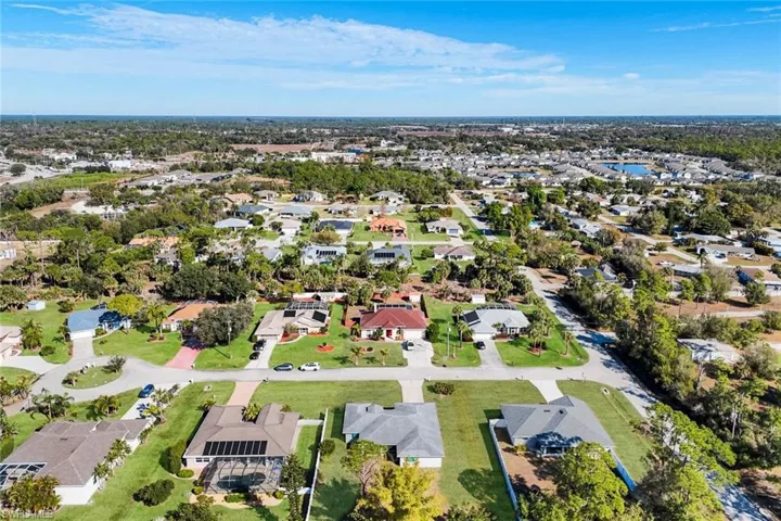 Aerial Rear of Home