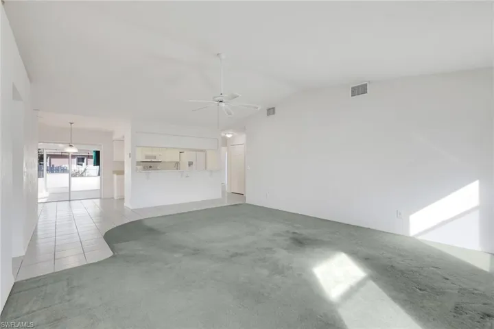 Family Room View Toward Kitchen
