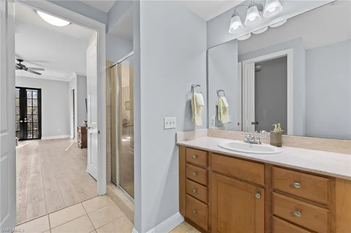 Walk-in closet with built-ins