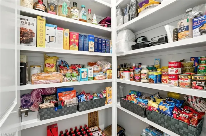 View of upgraded pantry