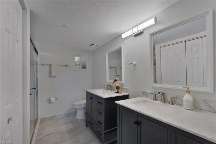 Lovely double sink master bath