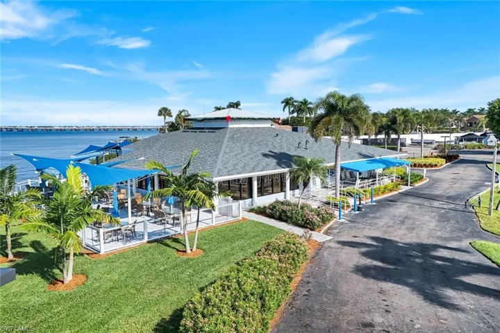 On site waterfront Restaurant offering indoor and outdoor patio dining