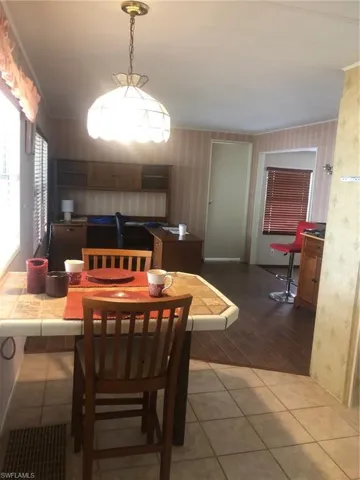 Dining space featuring hardwood / wood-style floors