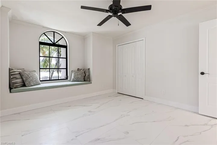 Second Bedroom with Large Window and Built-In Seating!